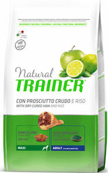 Natural Trainer Maxi Adult Prosciutto 12kg Dry Food for Adult Dogs of Large Breeds with Prosciutto