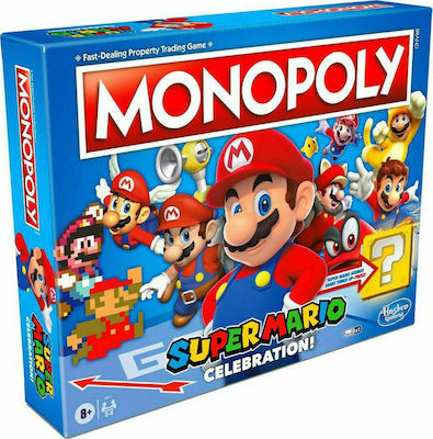 Hasbro Επιτραπέζιο Παιχνίδι Monopoly Super Mario Celebration για 2-6 Παίκτες 8+ Ετών