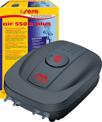 Sera Air 550 Aquarium Air Pump with 4 Outlets and Maximum Adjustable Flow Speed 550lt/h