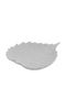 Inart Ceramic Decorative Platter LEAF White 19x17x3cm