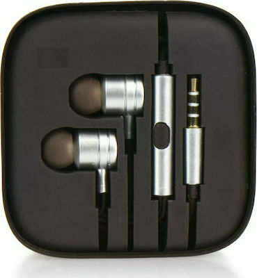 HFMI3 In-ear Handsfree με Βύσμα 3.5mm Ασημί