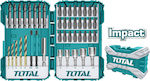 Total Set of 45 Drills with Hexagonal Shank for Metal