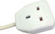 Eurolamp Female Plug White UK