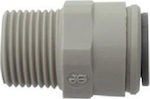 John Guest, 3/8'' pipe fitting x 3/8'' threaded male bspt, for Inline filters, etc...NSF approved for food