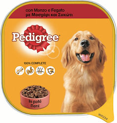 Pedigree Pate Umedă pentru Câini Câine cu Vițel și Ficat în Tavă 1 x 300gr.