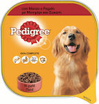 Pedigree Pate Wet Dog Food Tray with Calf and Liver 1 x 300gr