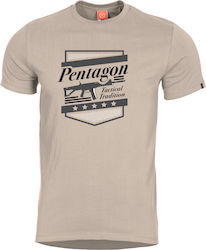 Pentagon Ageron T-shirt Khaki in Brown color