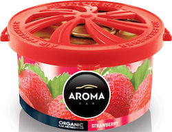 Aroma Car Lufterfrischer-Dose Konsole/Anzeigetafel Auto Organic Strawberry 40gr 1Stück
