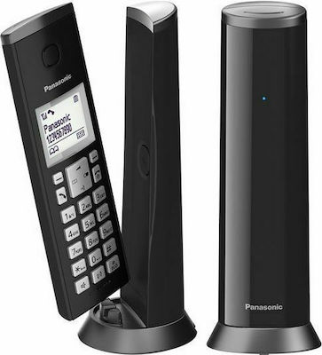 Panasonic KX-TGK212 Cordless Phone (2-Pack) with Speaker Black