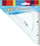 Triunghi Equilateral KeyRoad 20cm 45o / 971051 (KeyRoad)