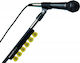 Dunlop 7" Black Mic Stand Pickholder Penar în C...