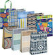 Justnote Paper Christmas Gift Bag 26x12x33cm 12 Pieces (Miscellaneous Designs/Colours)