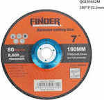 Finder Λεπίδα 7mm T42 Disc de tăiere Metal 180mm 1buc