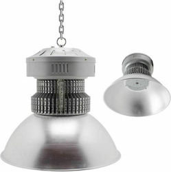 Spot Light Lumină clopot comercială LED 150W Alb rece 13500lm E27 Argint Ø43xÎ40.5cm