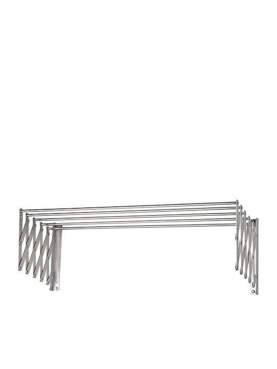 Vesta Aluminum Folding Wall Mounted Clothes Drying Rack with Hanging Length 6m