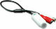 Tele Microphone for CCTV Systems with Power Connectors MIC-001