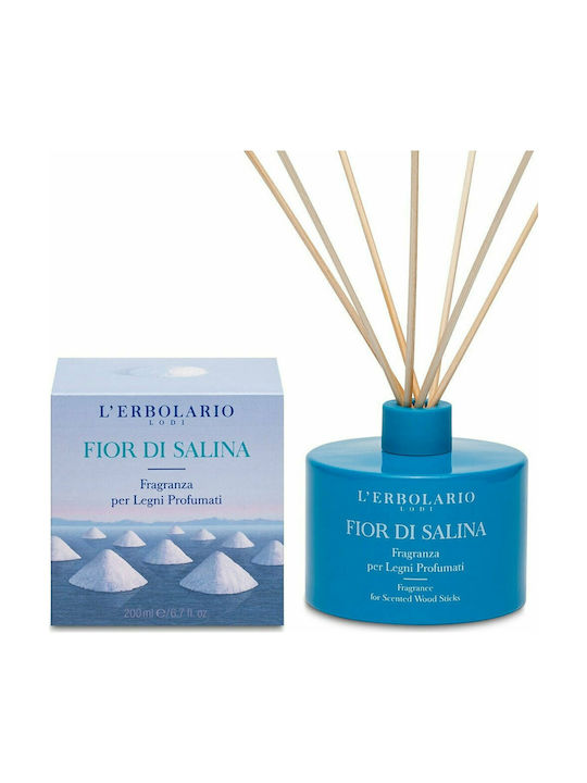 L' Erbolario Diffuser with Fragrance Fragrance Scented Wood Sticks 200ml