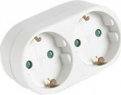 Com T-Shaped Wall Plug 2 Positions with Switch