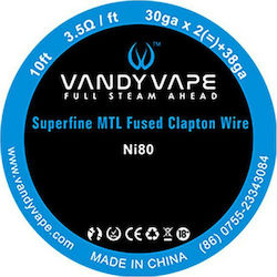 Vandy Vape Ni80 Superfine MTL Fused Clapton 3m
