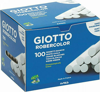 Giotto Set 100 White Chalk