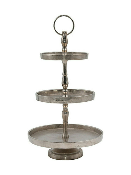 InTheBox Metallic Dessert Tower Stand with 3 Ti...