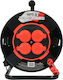 Yato Waterproof Extension Reel Cord 3 x 1.5mm²/30m Black