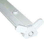 Aca Lighting Batten T8 with 2 Slots for Fluorescent Lamps 58W