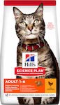 Hill's Science Plan Adult 1-6 Hrană Uscată pentru Pisici Adulte cu Pui 0.3kg