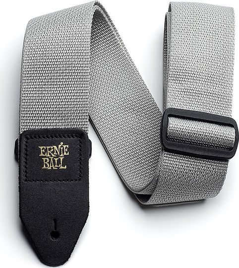 Ernie Ball Polypro Guitar Strap Strap For Guitar Gray