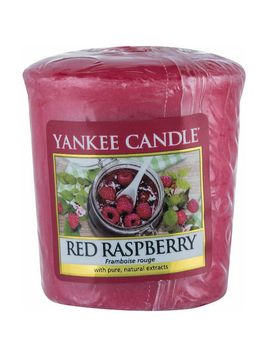 Yankee Candle Αρωματικό Κερί με Άρωμα Red Raspberry 49gr