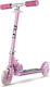 Kinderroller Klappbar GC-1003 2-Rad für 3+ Jahre Rosa