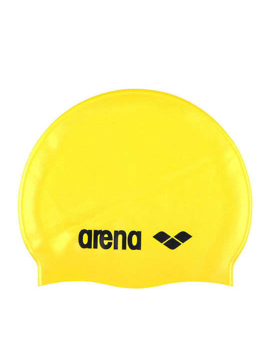 Arena Classic Σκουφάκι Κολύμβησης Ενηλίκων από Σιλικόνη Κίτρινο