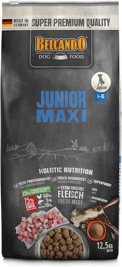 Belcando Junior Maxi 12.5kg Hrană Uscată fără Cereale pentru Căţei de Rase Mari cu Pui și Pește