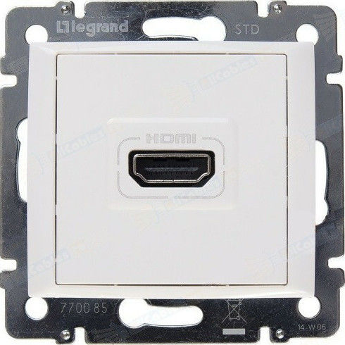 Legrand Valena Front Audio & Video HDMI Socket White 770085