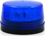 Alarm System Beacon with Blue LED 12V 7.5x7.5cm