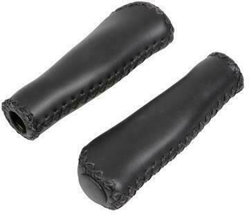 Lampa 9280.6lb L9280.6 Bicycle Handlebar Grips in Black Colour 135mm Leather