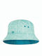 Buff Kids' Hat Bucket Fabric Hat Junior Bawe Turquoise