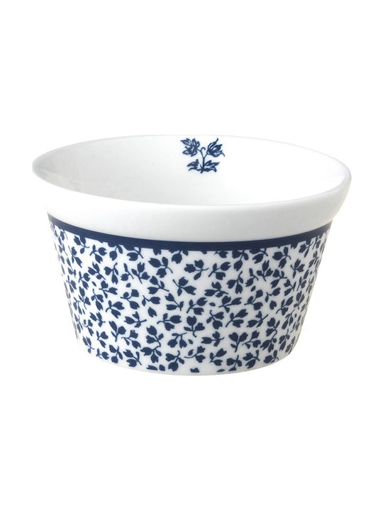 Laura Ashley Floris Blueprint Porcelain Round Heat-Resistant Cookware for Souffle 9x9cm