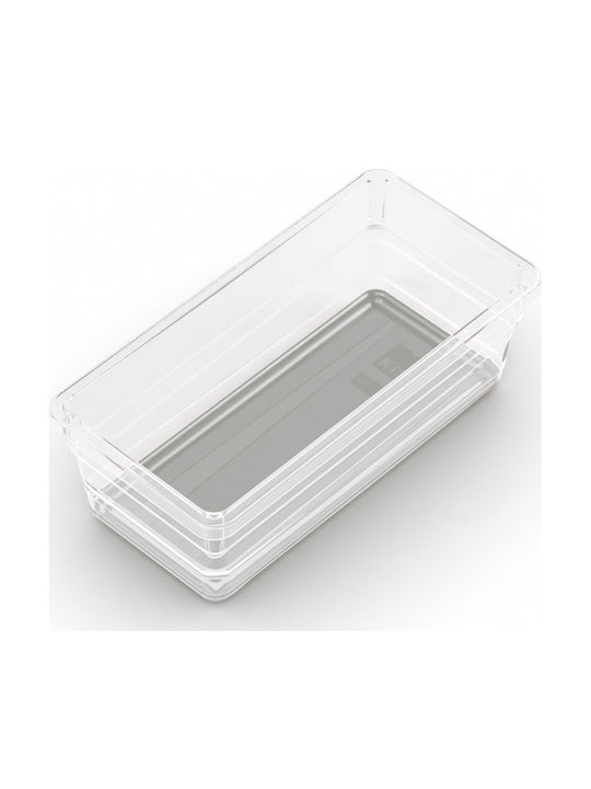 Kis Sistemo 2 Plastic Cutie de Depozitare Transparent 15x7.5x5cm 1buc
