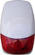 Artec Alarm Siren Batterie Outdoor with Rot Light