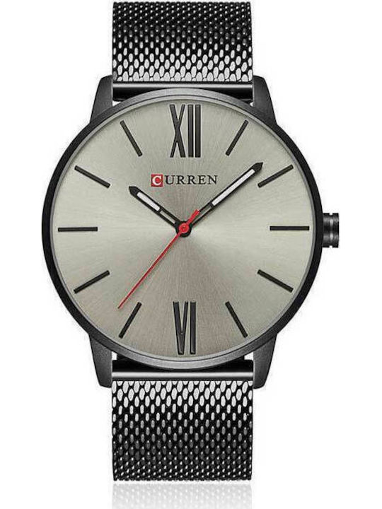 Curren Herrenuhr 44mm Batterie mit Gray Metalla...