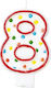 Amscan Birthday Candle Number "8" Multicolored ...