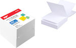 Madrid Papel Χαρτάκια Σημειώσεων σε Κύβο 850 Φύλλων Λευκά 9x9cm