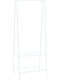 vidaXL Floor Garment Rack made of Metal White 59x35x150cm