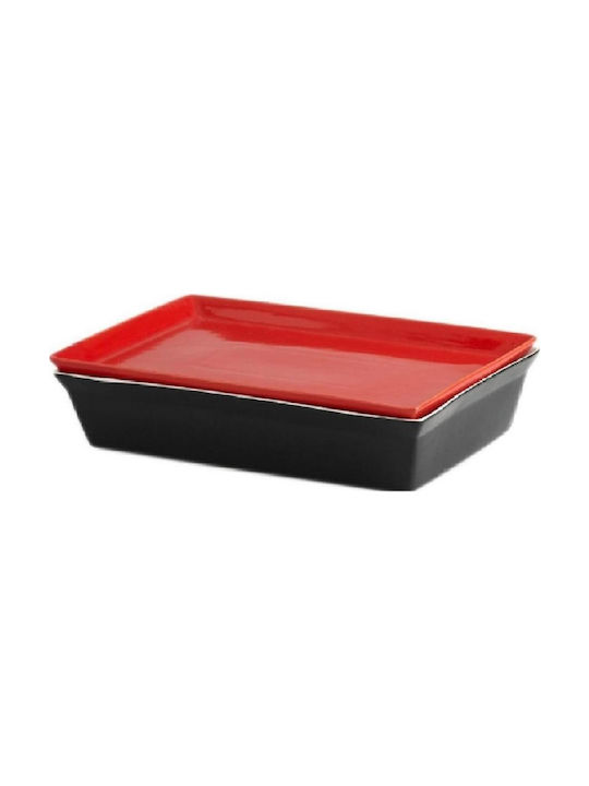 Espiel Ceramic Square Heat-Resistant Cookware with Lid 35x22x7cm