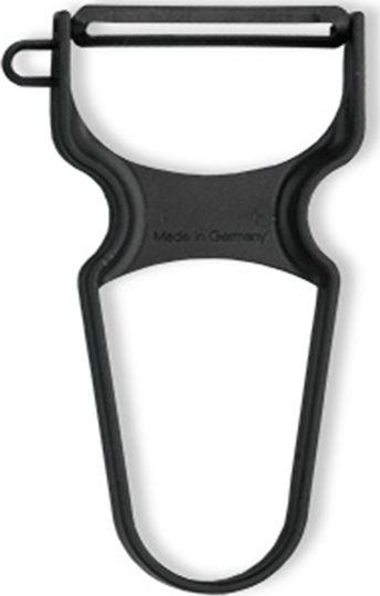 Triangle Peeler/Cleaner For Fruits And Vegetables Made Of Stainless Steel Black