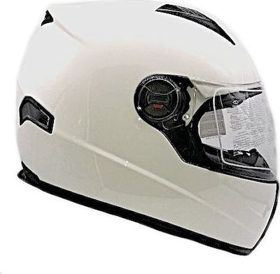 Faseed FSD 807 White Motorradhelm Volles Gesicht