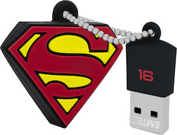 Emtec DC Comics Collector Superman 16GB USB 2.0 Stick Mehrfarbig