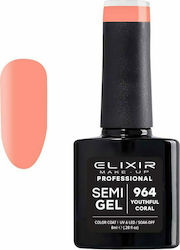 Elixir Semi Gel 964 Youthful Coral 8ml