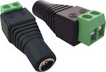 CCTV-Verbindungskabel Stromstecker mit Schraube AA-009